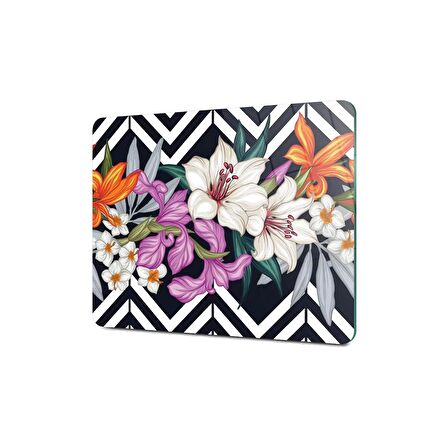 Decovetro Cam Kesme Tahtası Vintage Lily Desenli 20x30 Cm