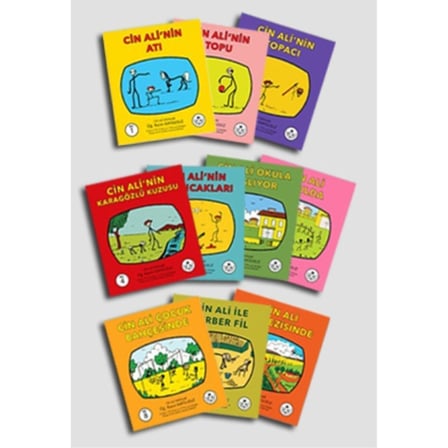 Cin Ali Serisi Kutulu Set 10 Takım Rasim Kaygusuz Yazar Mini
