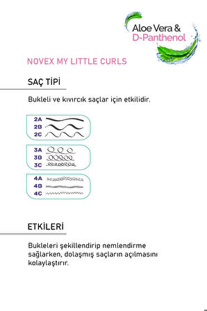 Novex My Little Curls Çocuklar İçin Bukle Belirginleştirici Saç Kremi 300ml