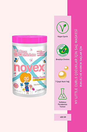 Novex My Little Curls Çocuklar İçin Bukle Belirginleştirici Saç Maskesi 400g