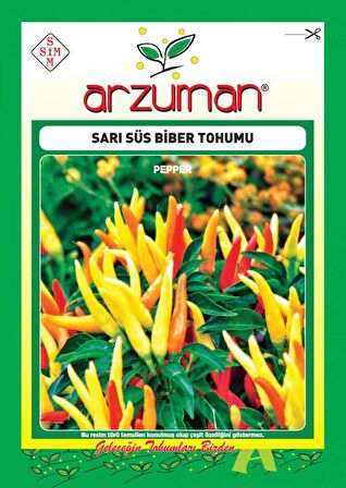 Turşuluk Sarı Acı Süs Biberi Tohumu(5 Gr)