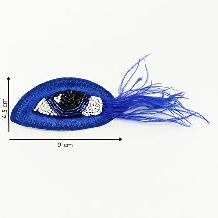 Woodycord Mavi Gözlü Tüylü Toka