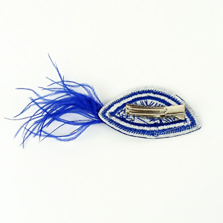 Woodycord Mavi Gözlü Tüylü Toka