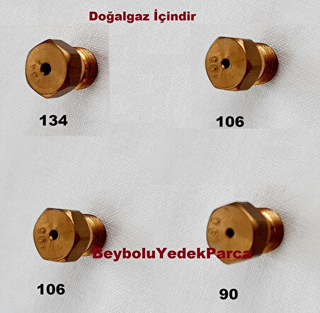 Renno Enjektör Ocak Doğalgaz Dönüşüm Memeleri Takım