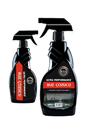 BUZ ÇÖZÜCÜ VE BUZLANMA ÖNLEYİCİ U.P. SPREY 500ML+BUZ KAZIYICI