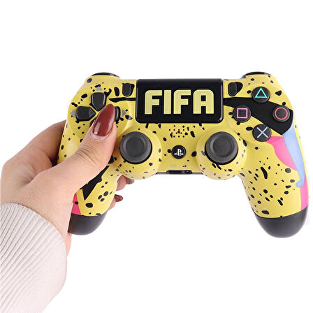DualShock 4 V2 FIFA Ultimate Yellow ZCT2 Kablosuz PS4 Oyun Kolu