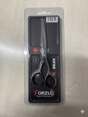 FORZUS Profesyonel 6 İnç Saç Kesim Makası - Ekstra Keskin Paslanmaz Çelik Berber Ve Kuaför Makası