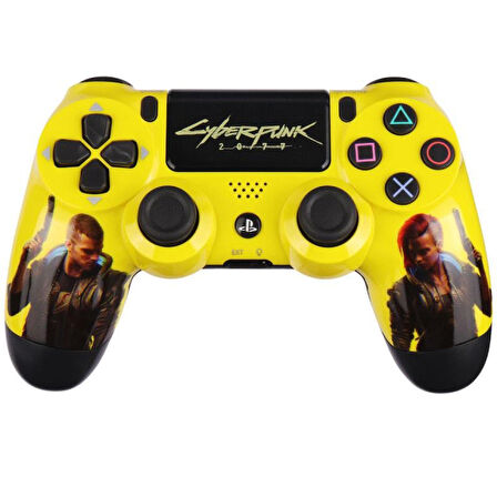 DualShock 4 V2 Cyberpunk 2077 ZCT2 Kablosuz PS4 Oyun Kolu