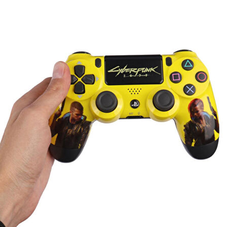 DualShock 4 V2 Cyberpunk 2077 ZCT2 Kablosuz PS4 Oyun Kolu