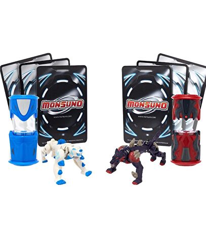 MONSUNO, Lisanslı Lock VS Backslash Figürleri, Fırlatma Kapsülleri ve 6 Oyun Kartı