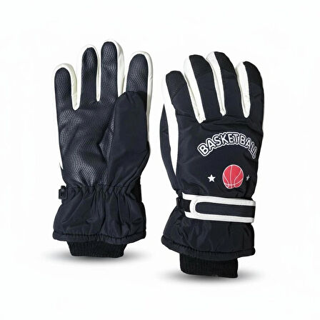 4-8 Yaş Erkek Çocuk Şişme Kar Kayak Eldiveni