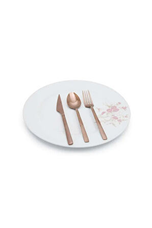 Kb Solıngen 84 Parça Löwe Rose Gold Titanyum Çatal Kaşık Bıçak Seti