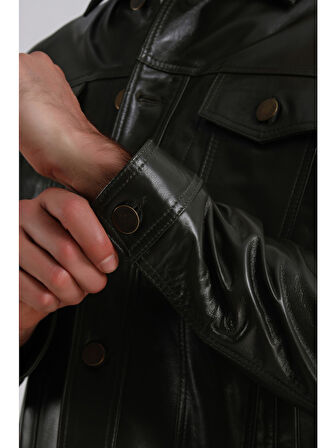 Enzo Erkek Hakiki Deri Ceket