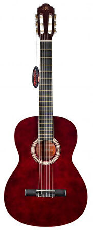 Barcelona LC 3900 TR Transparan Kırmızı Klasik Gitar.