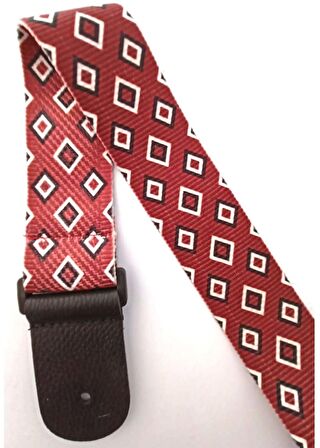 Raymond Joes Rj200-b12 Gitar Askısı Deluxe Teal Guitar Strap Deri Başlıklı
