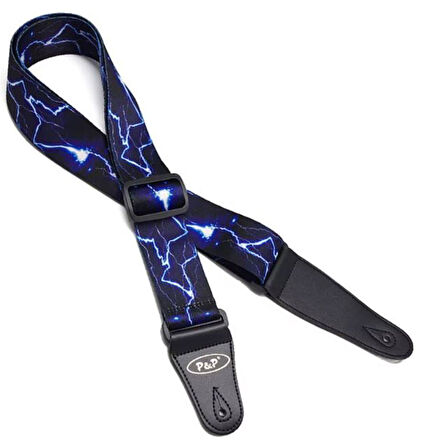 RJGAG Gitar Askısı Night Lightning ( 88-146 cm )