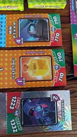 clash royale hologram özel seri oyun kartları 10 x 6 toplam60 adet & kutusuz