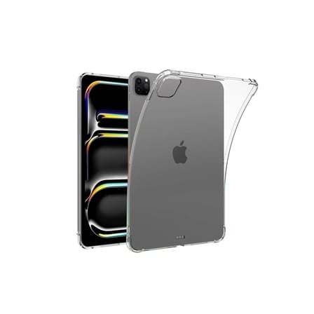 Apple iPad Pro 11 (2024) Kılıf Anti Shock Tablet Silikon - Şeffaf