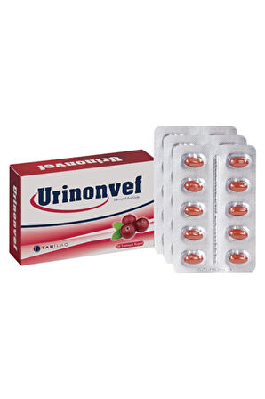Urinonvef Cranberry 30 Yumuşak Kapsül