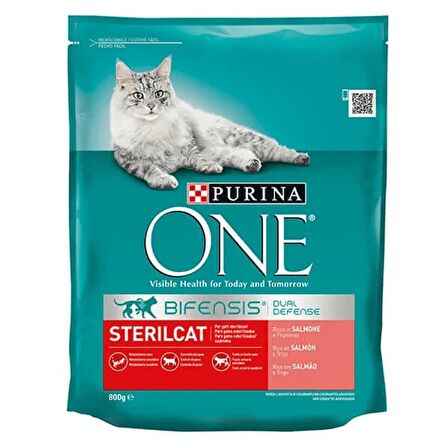 Purina One Sterilised Somonlu Kısırlaştırılmış Kedi Maması 800 Gr