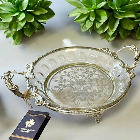 Royking Ayaklı Yuvarlak Salata Kasesi 25x19x7cm CRS931
