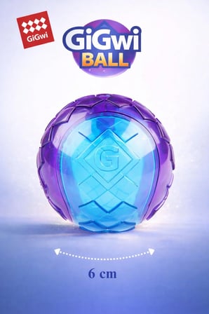 Ball Originals Özel Dokulu & Sesli Köpek Oyun Topu - İkili Paket - Orta ve Büyük Irk - 6 cm