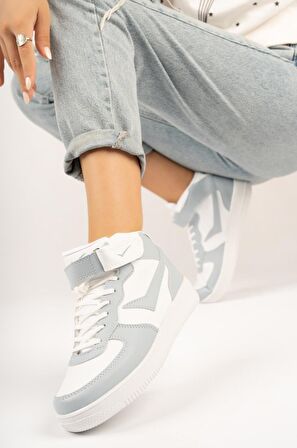 Uzun Bilekli Spor Sneakers Ayakkabı