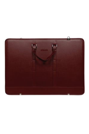 : Deri Proje Çantası : 40 cm x 55 cm : Bordo