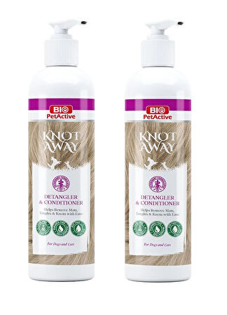 Bio PetActive Knot Away Detangler & Conditioner Kıtk Açıcı Krem 250 ML. X 2 Adet
