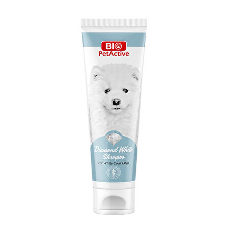 Bio PetActive Diamond Beyaz Tüylü Köpek Şampuanı 250 ML.