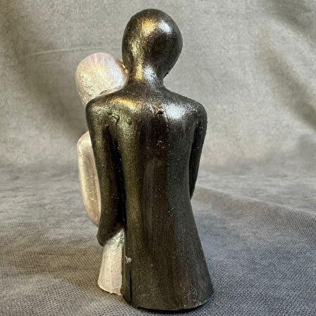 Uretti - Hülya 6683 El Yapımı Dekoratif Sarılmış Çift Biblo