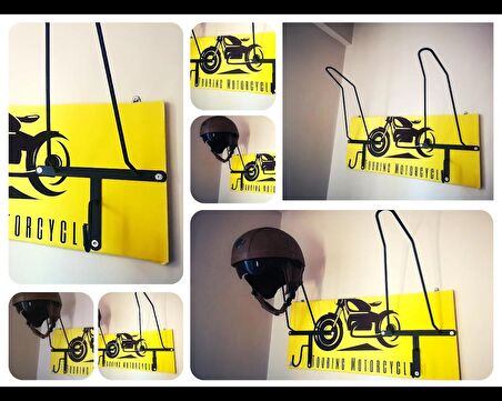 Motosiklet Kask Askısı, Motor Kask Askısı, Kask Askılığı TORINGX2V1