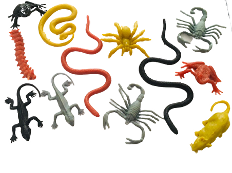 CADILAR BAYRAMI HALLOWEEN ŞAKA BÖCEKLER KARIŞIK RENK - PAKETTE 10 ADET