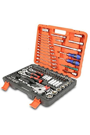 Profesyonel 121 Parça Lokma Takımı 1/2-1/4-3/8