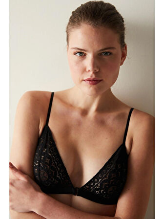 Penti Triangle Siyah Sütyen