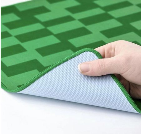 IKEA BLÅSKATA oyun mouse pedi, siyah-gri, 40x80 cm 