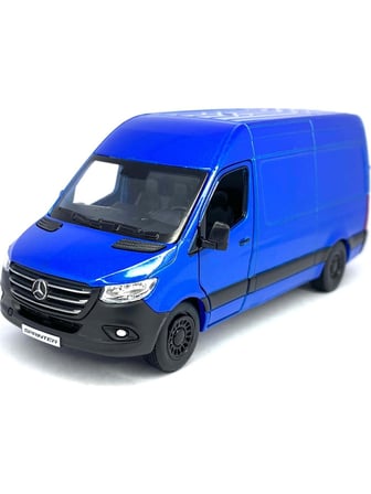 Kinsmart Mercedes-Benz Sprinter - Çek Bırak 5inch. Lisanslı Model Araba, Oyuncak Araba 1:48