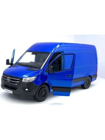 Kinsmart Mercedes-Benz Sprinter - Çek Bırak 5inch. Lisanslı Model Araba, Oyuncak Araba 1:48