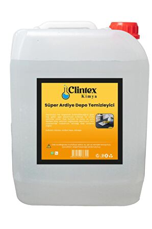 Clintex Kimya Süper Ardiye Depo Temizleyici 5 Lt