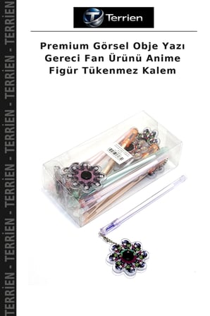 Premium Görsel Obje Yazı Gereci Fan Ürünü Anime Figür Tükenmez Kalem