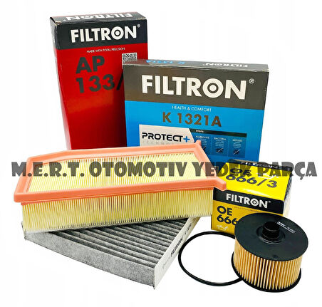 Duster II 1.2 TCE FİLTRON Filtre Bakım Seti 2018-2020