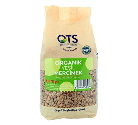 Ots Organik Yeşil Mercimek 750 G