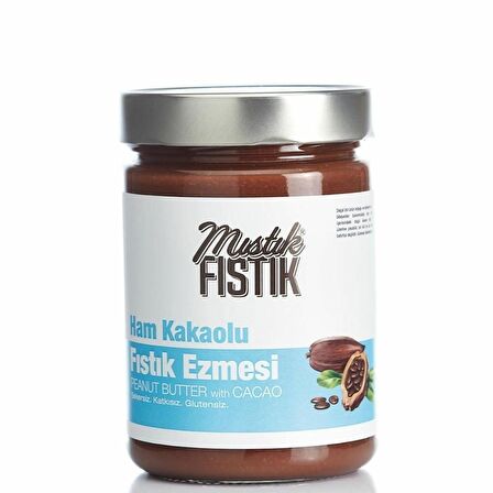 Mıstık Fıstık Ham Kakaolu Yer Fıstığı Ezmesi 300 gr