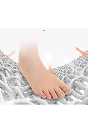 Halluks Valgus Bunions Nasır ayak kumaş silikon Ayak parmak ve tırnak koruyucu
