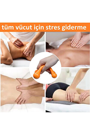 Akupresür Refleksoloji Tetik Nokta Egzersiz ve Masaj Aletleri 3'ü bir arada