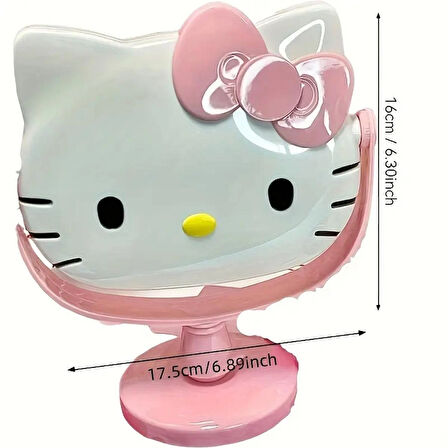 Hello Kitty Figürlü ayaklı Ayna 17,5cm * 16 cm