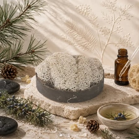 Internatural Ardıç Katranı Kabak Lifli Bitkisel Sabun 10'lu Paket (10 x 110 g)