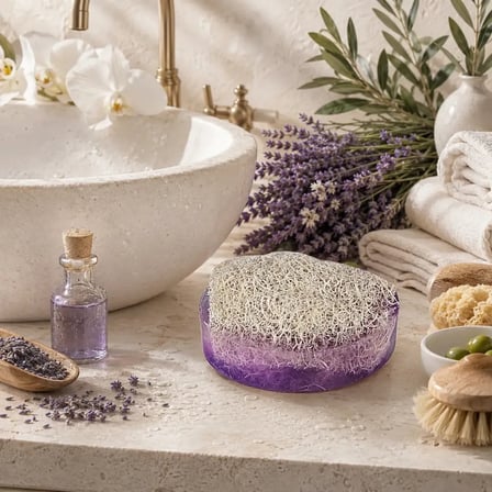 Internatural Lavanta Kabak Lifli Bitkisel Sabun 80'li Paket (80 x 110 g)