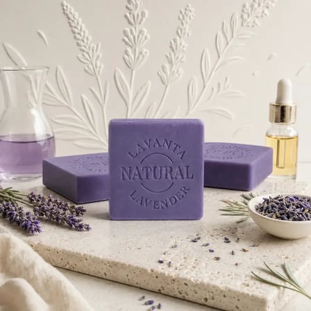 Internatural Lavanta Bitkisel Sabun 120 g - 200 Adet (1 Koli)