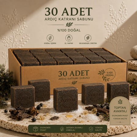 Internatural Ardıç Katranı Bitkisel Sabun 120 g - 30 Adet